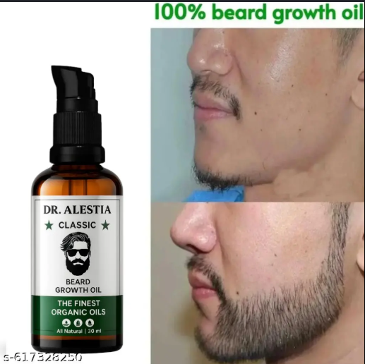 Dr. Alies Professional Beard Growth Oil for strong and healthy beard growth Hair Oil (30 ml)