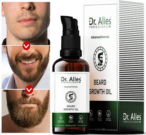 Dr. Alies Professional Beard Growth Oil for strong and healthy beard growth Hair Oil (30 ml)